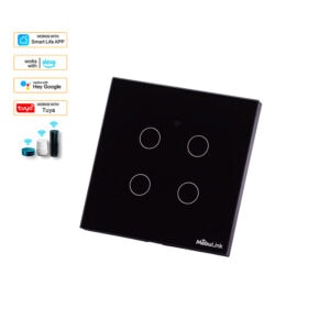 MebuLink  Smart switch WiFi 4-gang wall switch touch control