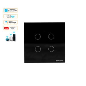 MebuLink  Smart switch WiFi 4-gang wall switch touch control
