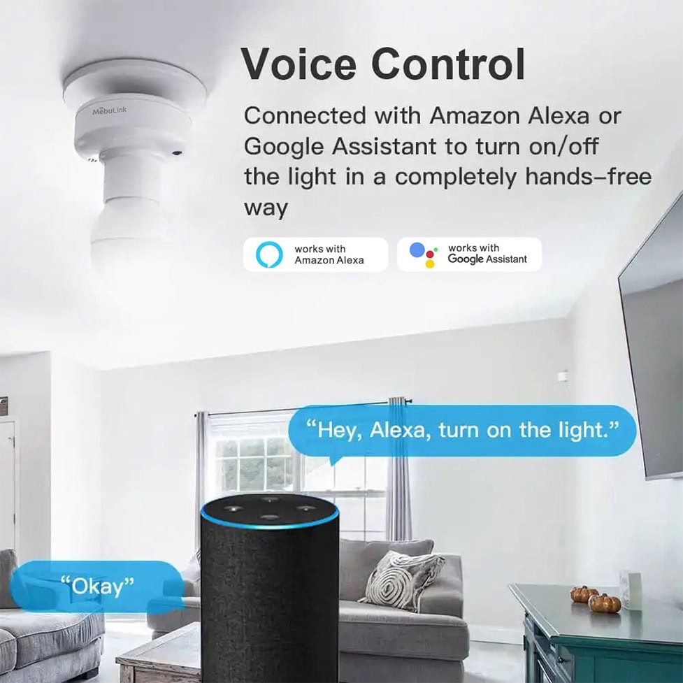 MebuLink Smart WiFi Socket Voice Control - Alexa Google Assistant Sri Lanka