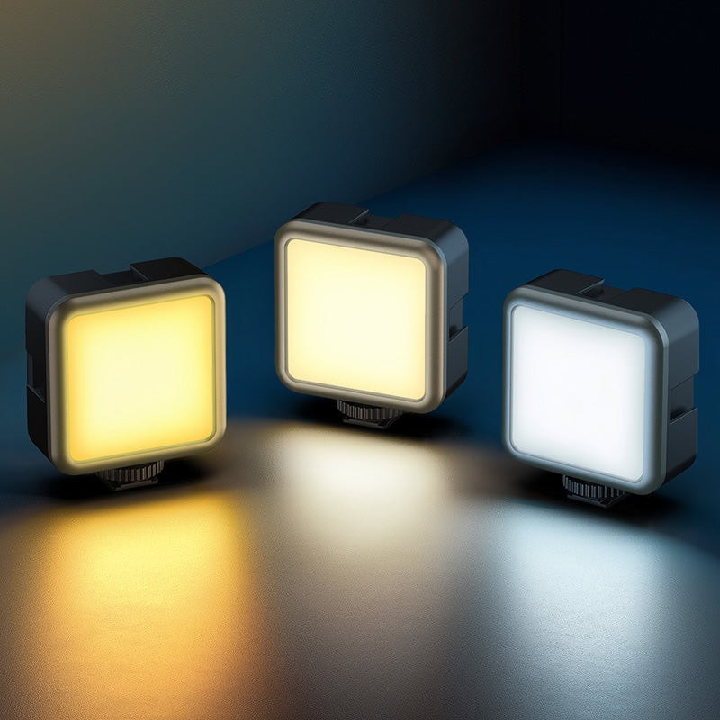 Rechargeable mini RGB LED light for photography and videography. Compact, versatile, with adjustable colour options for creative lighting effects. Perfect for content creators and on-the-go shoots.