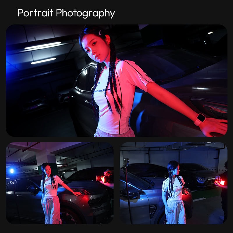 Portable RGB Video Light for Content Creators.