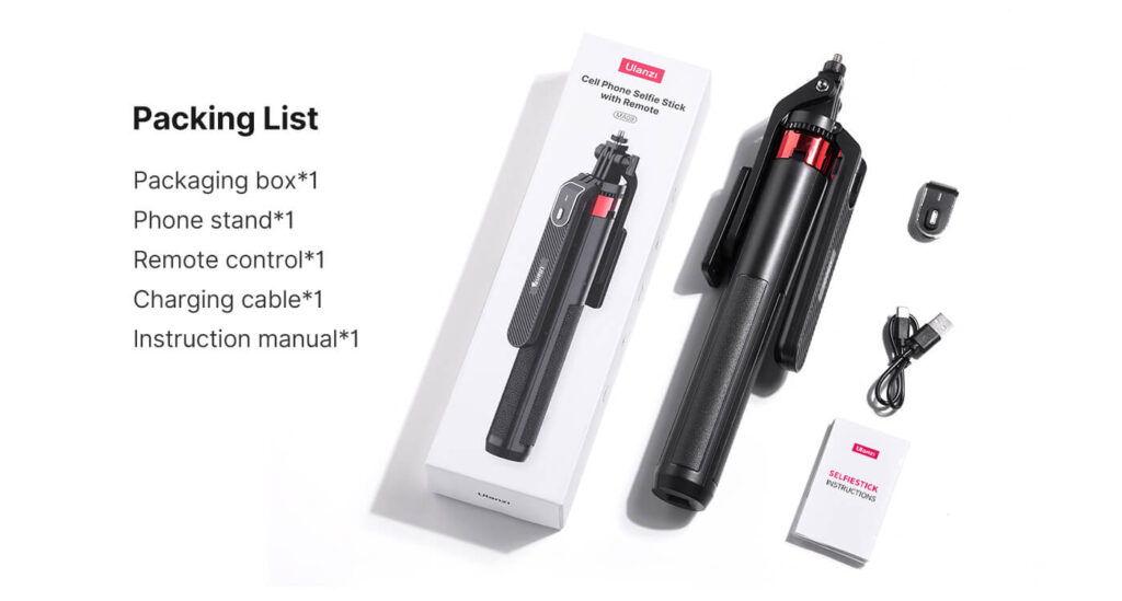 Wireless Bluetooth remote control for action cameras and smartphones.