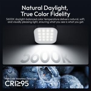 Ulanzi IN07 three brightness levels 30 70 100 percent