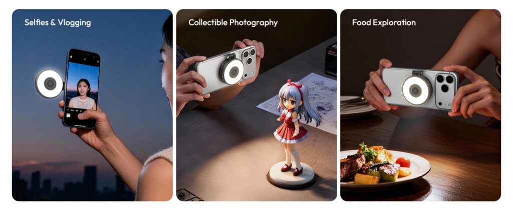 Ulanzi LM21 desktop stand mode hands-free setup