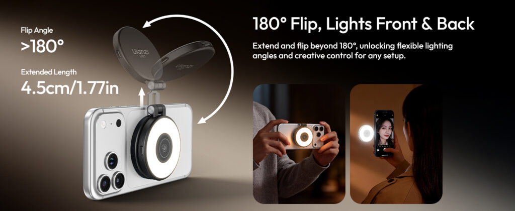 Ulanzi LM21 stepless brightness dial precise control