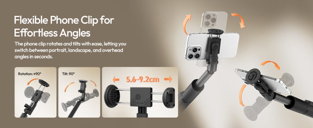 Ulanzi MT86 cold shoe mount small light microphone attachment