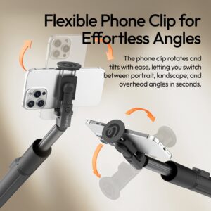 Ulanzi MT86 selfie stick mode extended 152cm wide angle