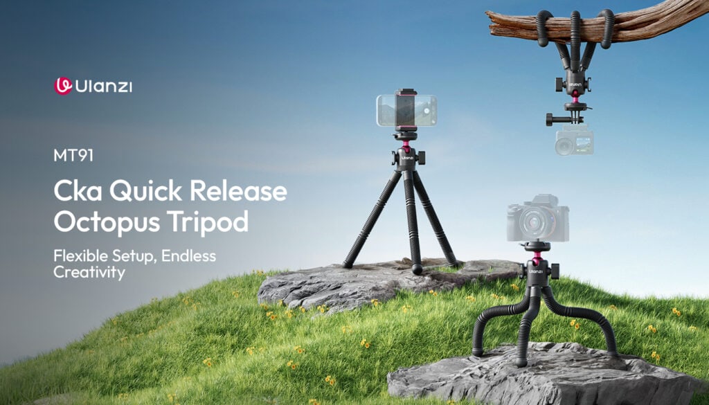 Ulanzi MT91 octopus tripod official product overview 1400px