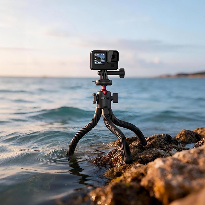 mt91-gallery-8-1 Ulanzi MT91 rotatable cold shoe light microphone attached