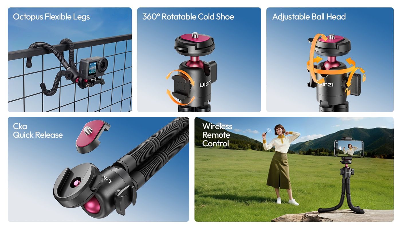 mt91-gallery-__1400_2-1 Ulanzi MT91 octopus tripod lifestyle features overview