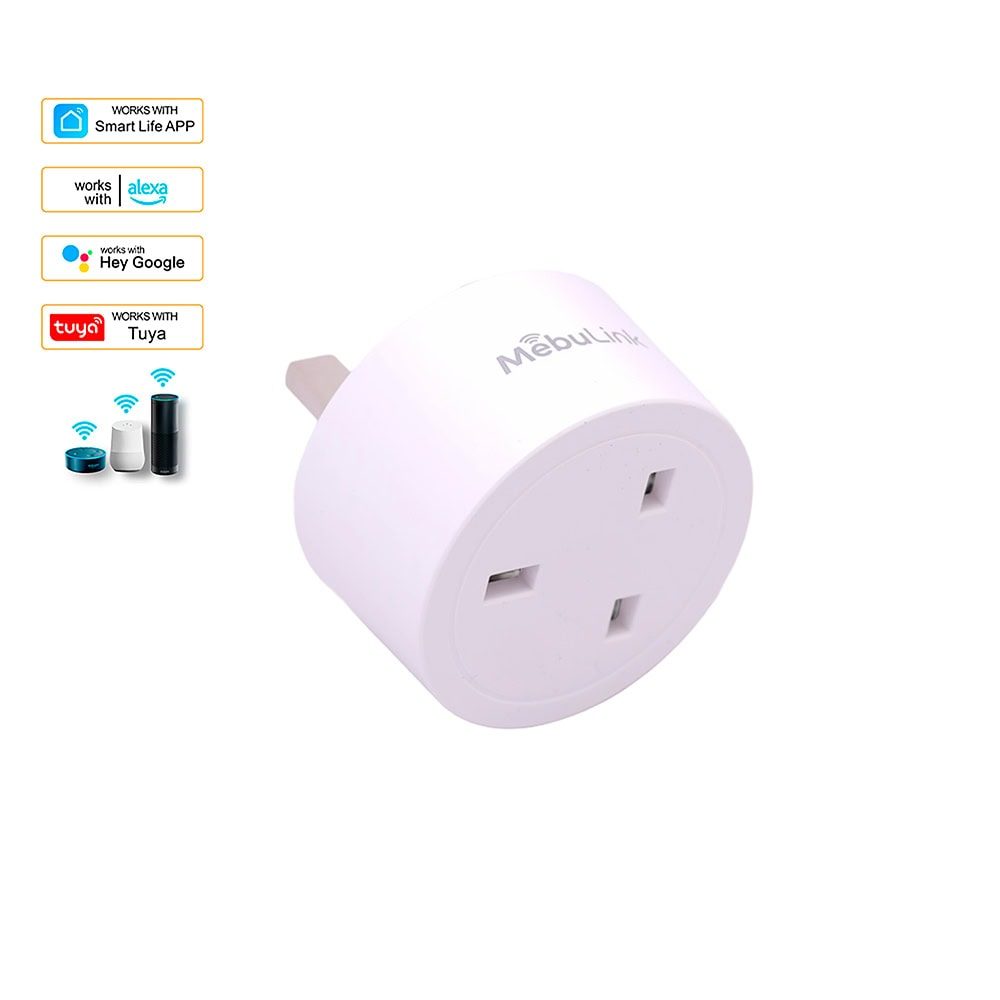 MebuLink Smart plug WiFi adapter 16A wall outlet remote control